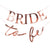 Rose Gold Bride To Be Bunting
