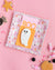 Pink Happy Haunting Scalloped Plate
