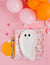 Pink Happy Haunting Halloween Lunch Scalloped Plate