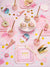 Pink Fringed Party Horns