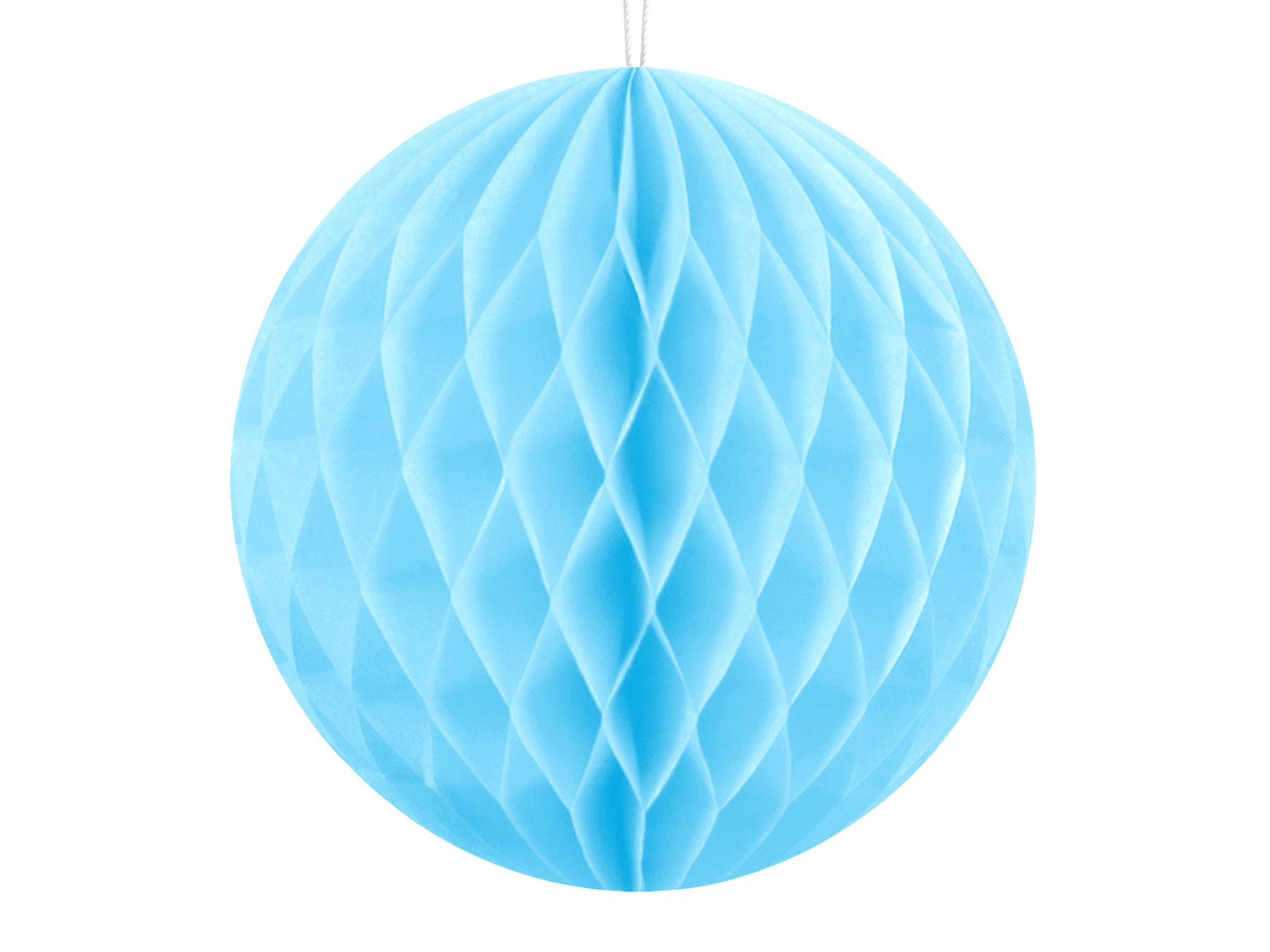 Sky Blue Honeycomb Tissue Ball