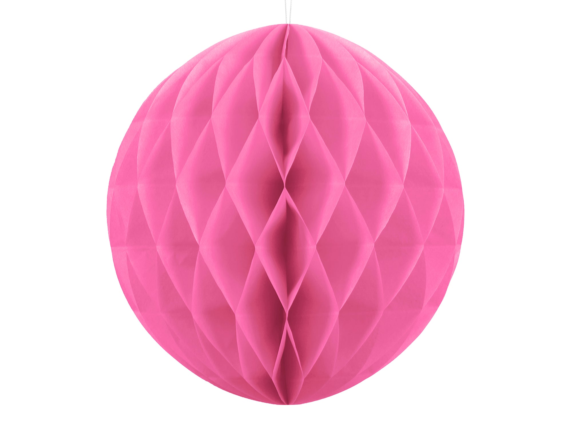 Dark Pink Honeycomb Tissue Ball 