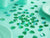 Metallic Green Palm Leaves Confetti