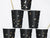 Metallic Gold Bats Party Cups