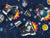 Silver Space Paper Party Cups