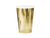 Gold Shiny Metallic Paper Cups  