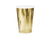 Gold Shiny Metallic Paper Cups