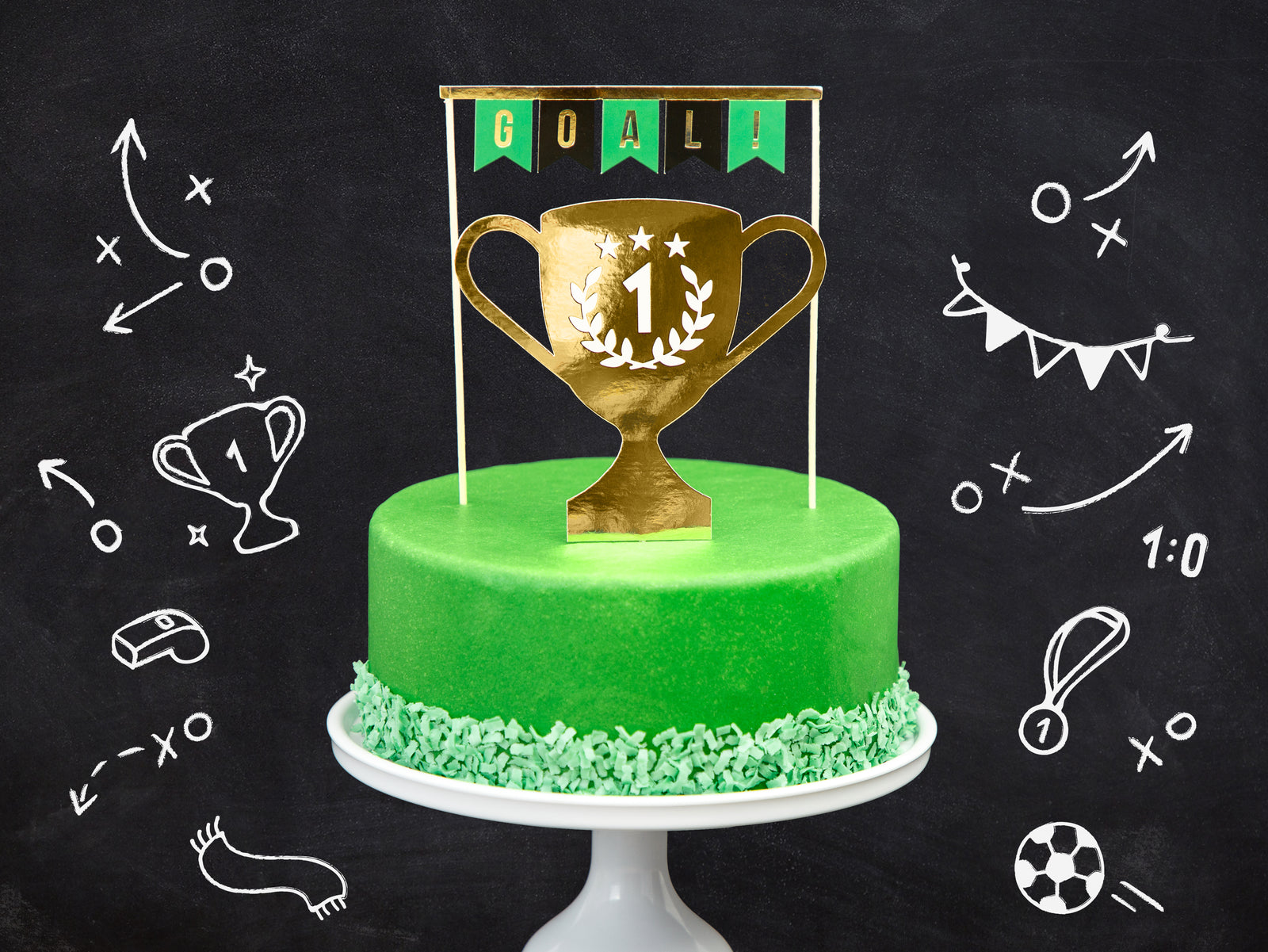 Football Cake Toppers Kit