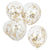 Ginger Ray Gold Confetti Party Balloons