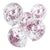 Pink Shredded Confetti Filled Party Balloons