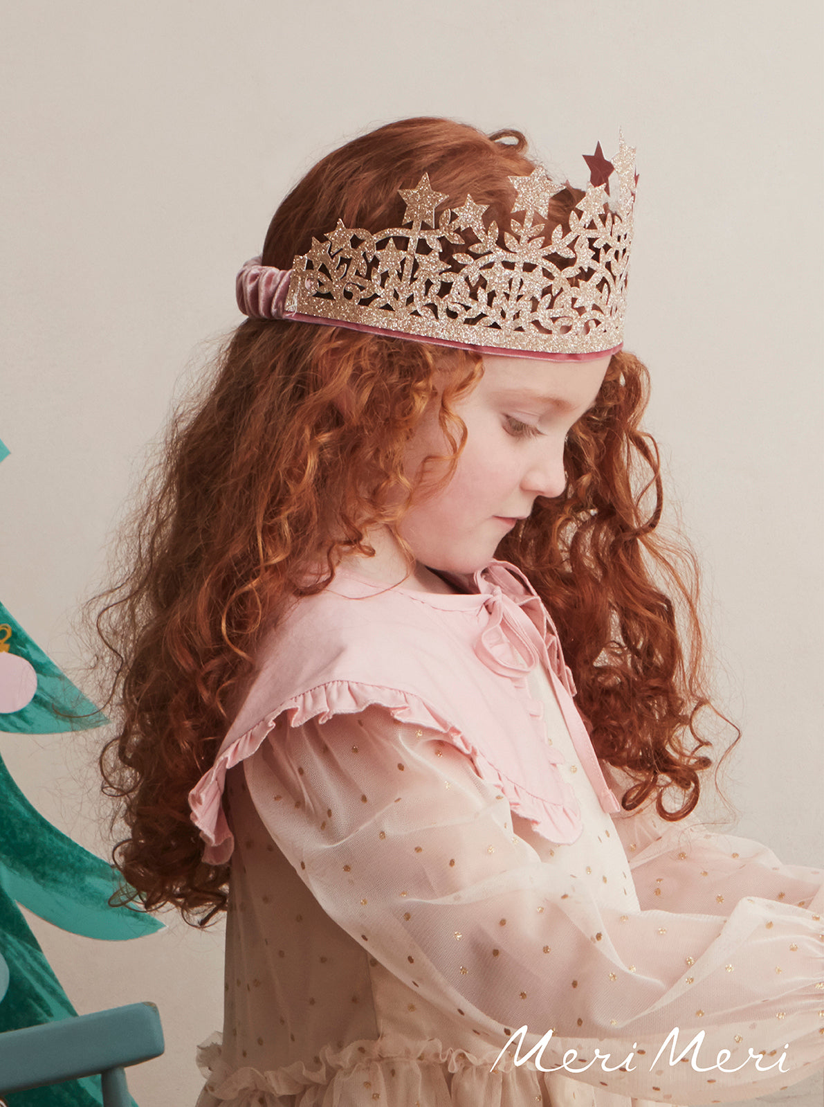 Glitter Fabric Star Crown