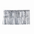 Metallic Silver Foil Fringe