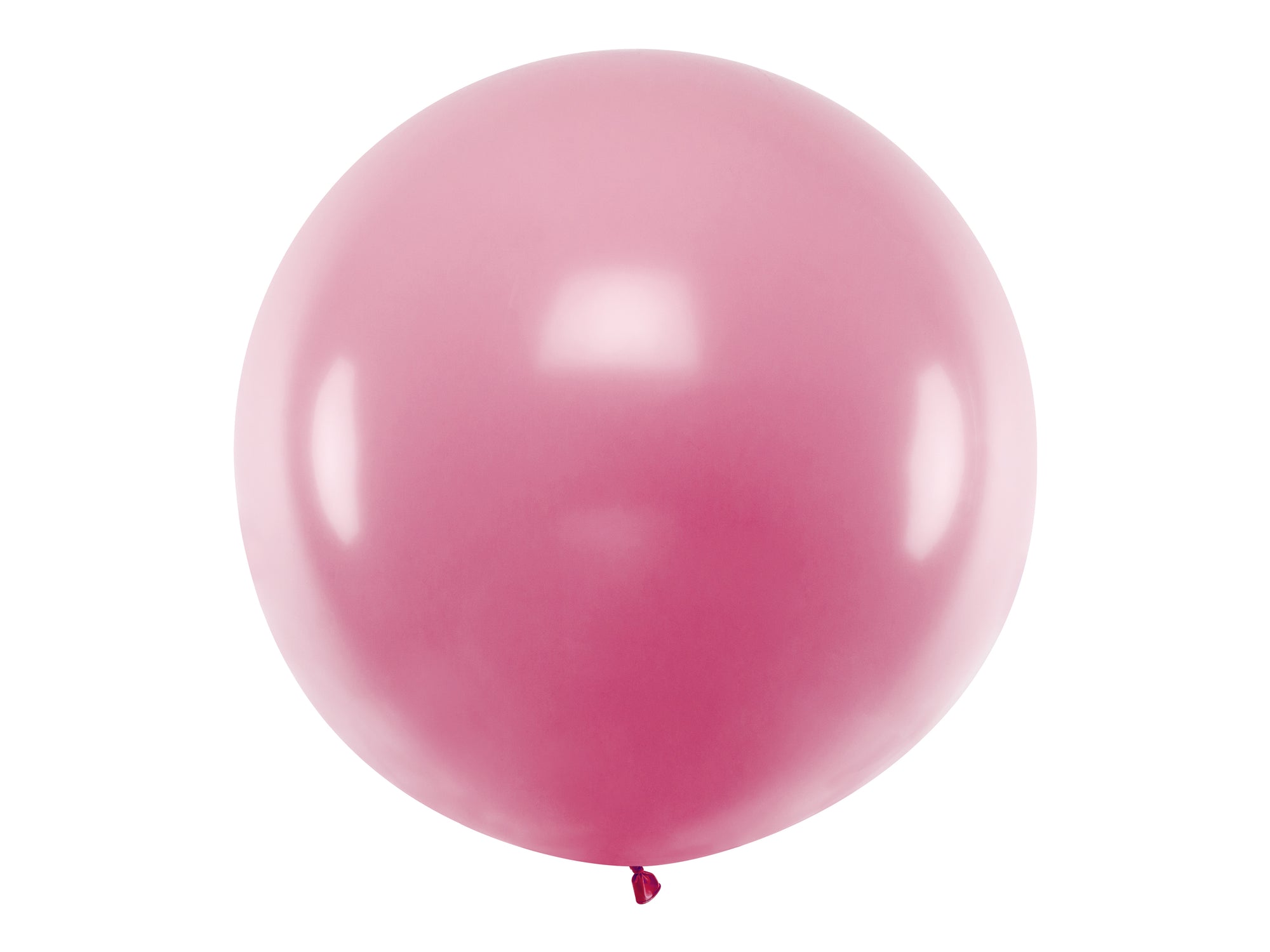 Round Metallic Light Pink Balloon