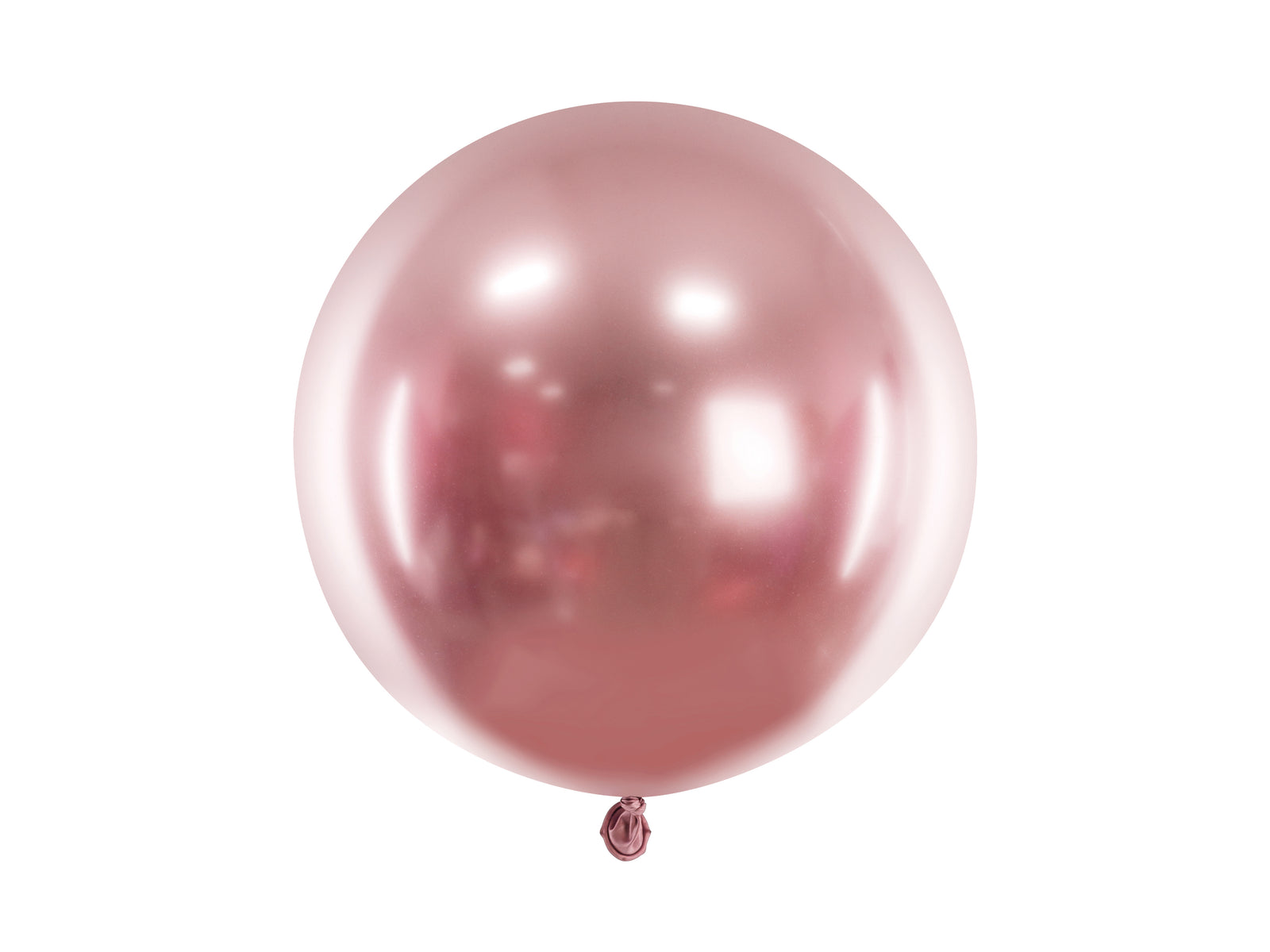 Round Rose Gold Glossy Balloon