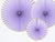 Light Lilac Luxe Fan Rosettes