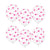 Crystal Clear Pink Hearts Balloon Bouquet