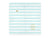 Blue Striped Yummy Napkins