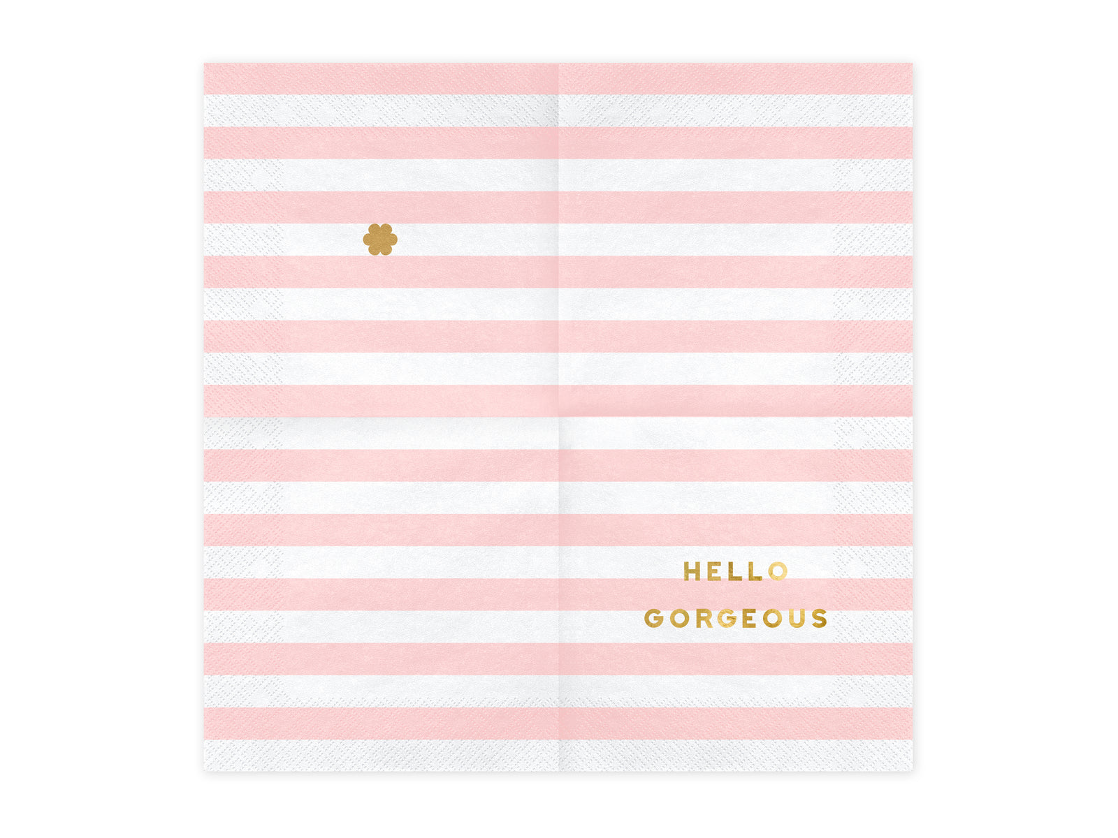 Pink Striped Yummy Napkins