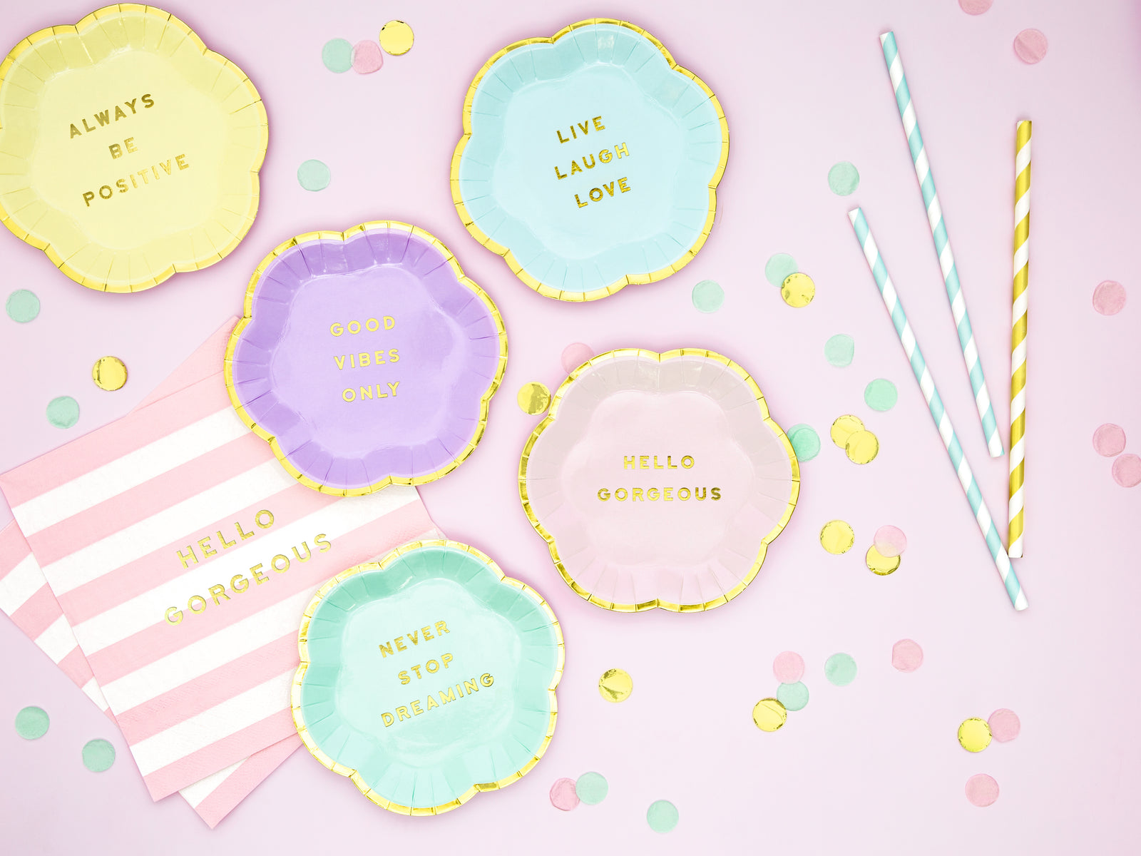Pink Striped Yummy Napkins