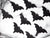 Black Bat Halloween Cocktail Napkins