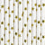 Metallic Gold Stars Paper Straws