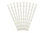 Metallic Gold Stars Paper Straws