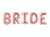 Rose Gold 'Bride' Balloon Bunting