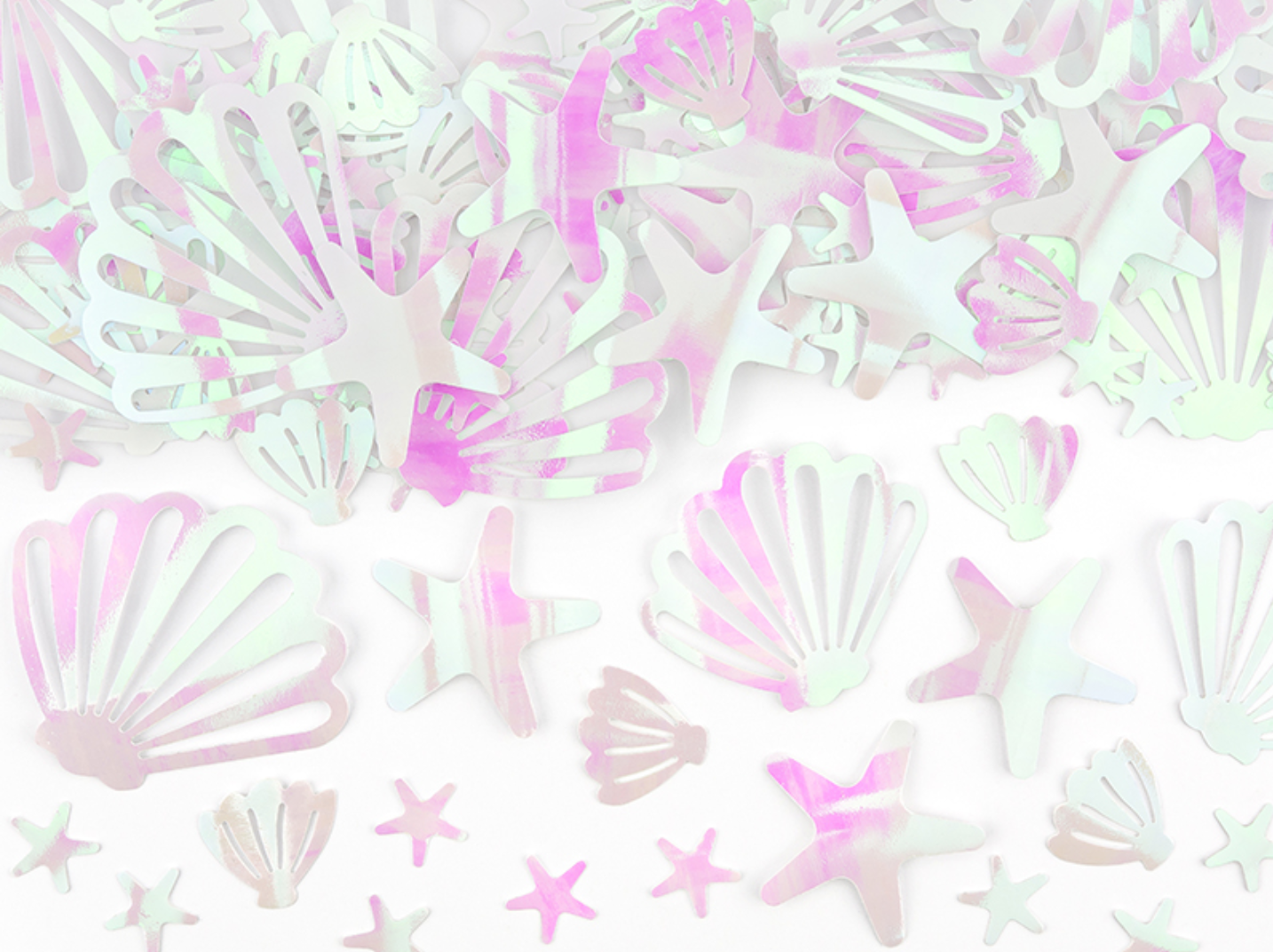 Large Iridescent Seashell Confetti