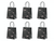 Black Halloween Bat Favor Bags