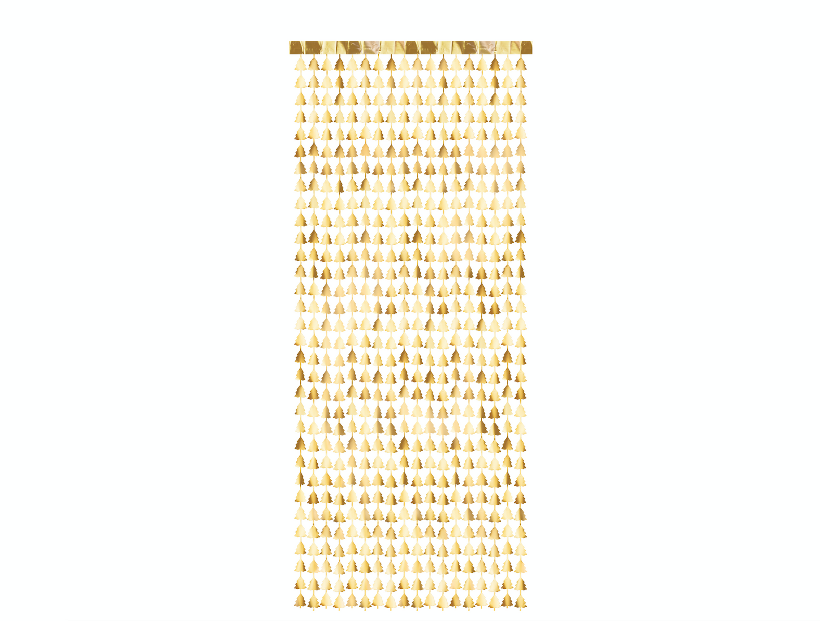 Matte Gold Christmas Tree Curtain