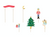 Nutcracker Cake Toppers (Set of 6)