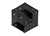 Black & Gold Star Dessert Plates