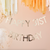 Gold Customizable Happy Birthday Bunting Banner