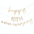 Gold Customisable Anniversary Bunting