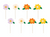 Floral Cake Toppers