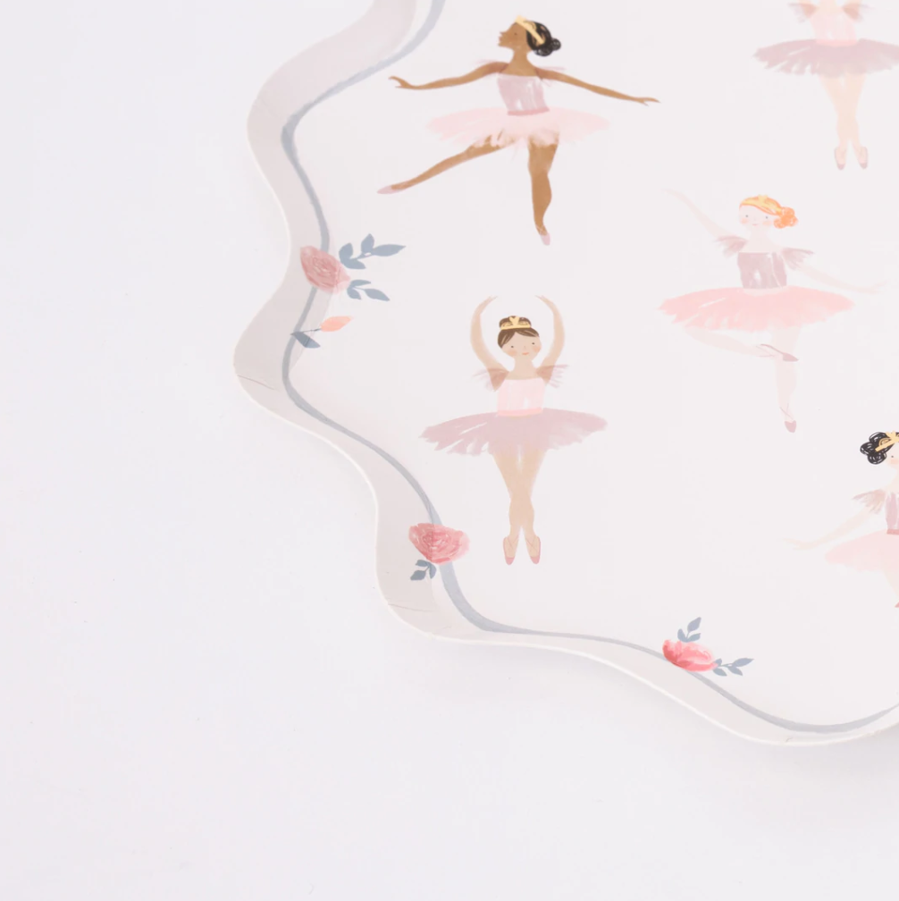 Ballerina Party Plates
