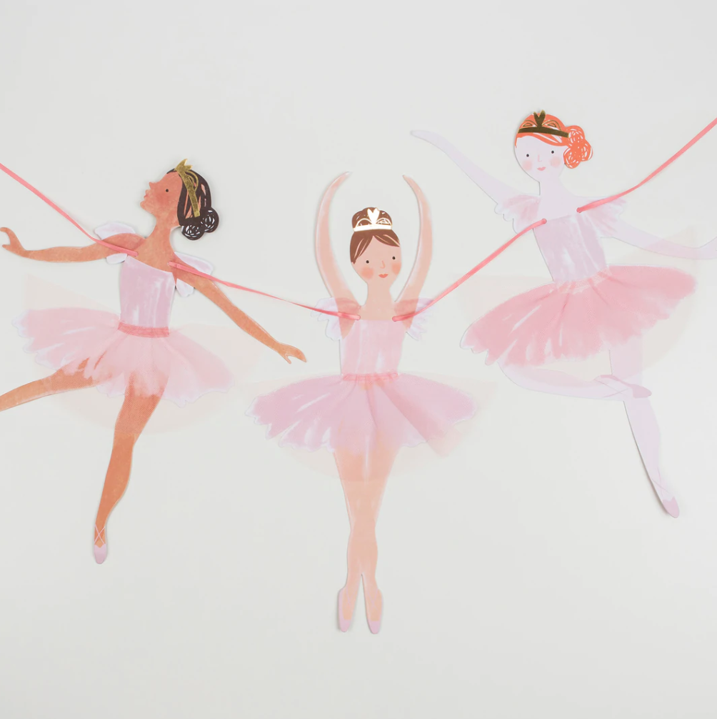 Dancing Ballerina Garland Meri Meri