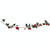 Artificial Rose Garland with String Lights
