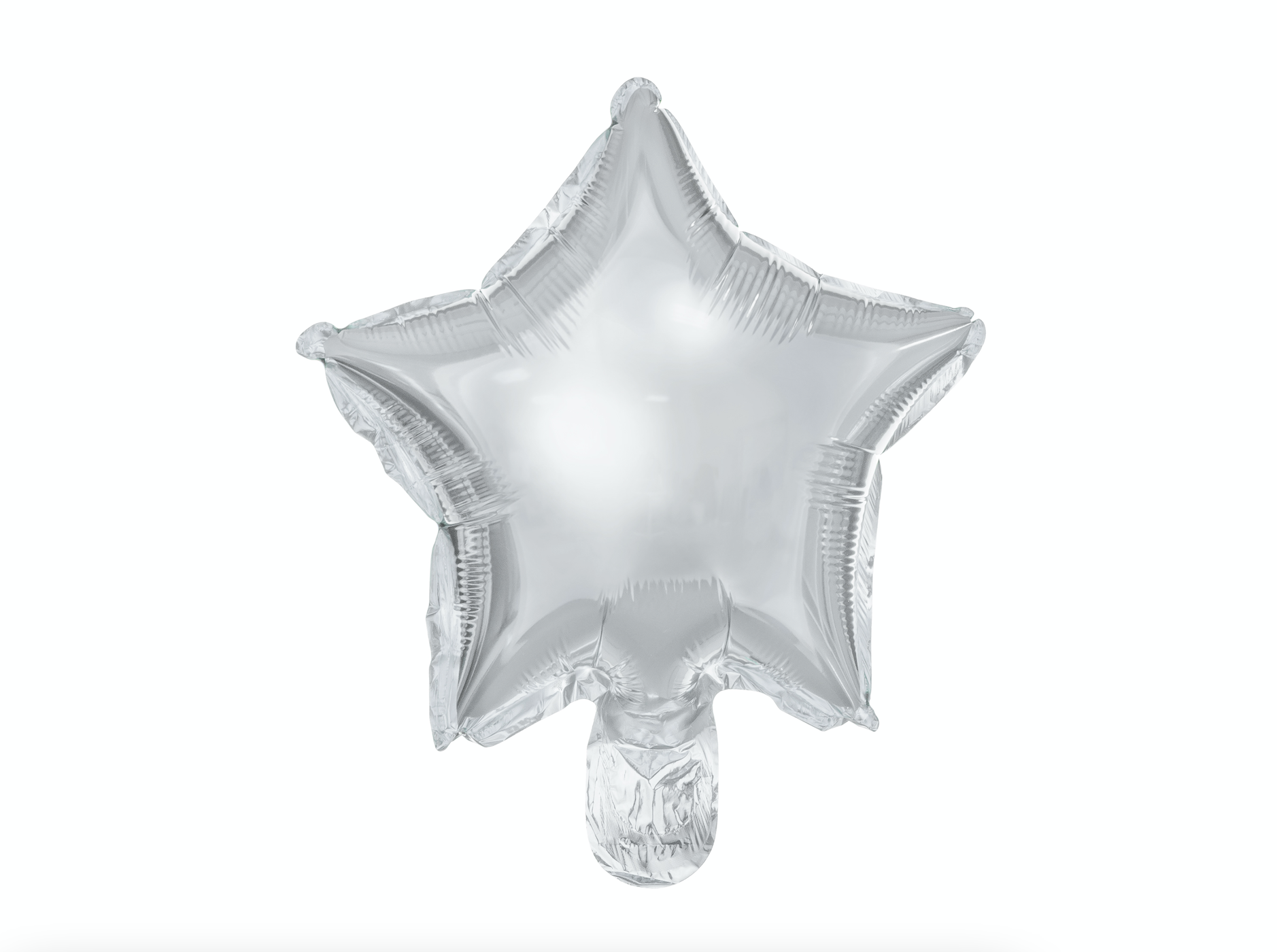 Small Silver Star Balloon