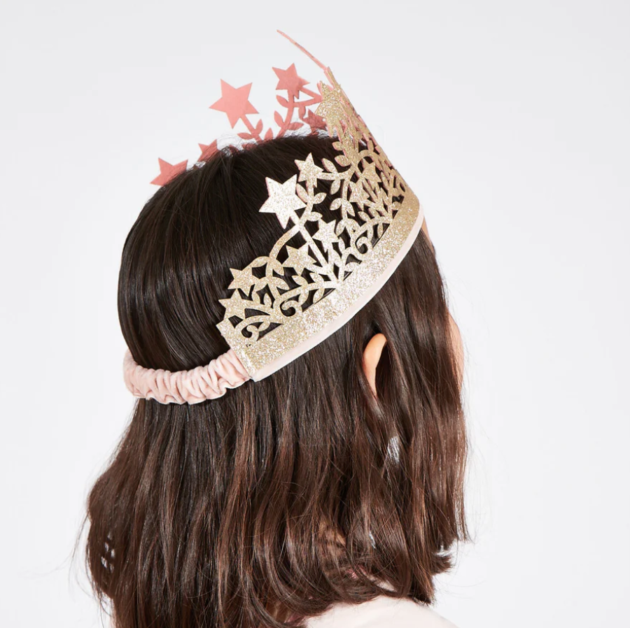 Glitter Fabric Star Crown