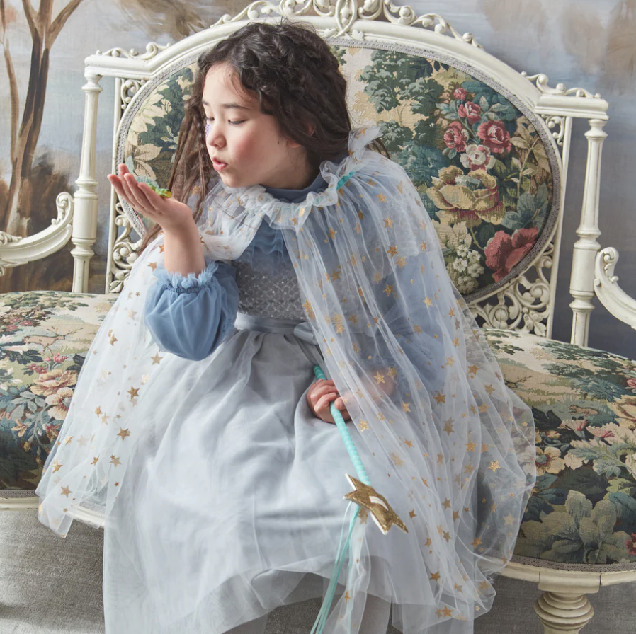 White Star Tulle Cape & Wand Meri Meri