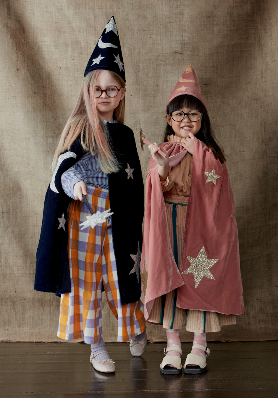Pink Velvet Wizard Costume Meri Meri