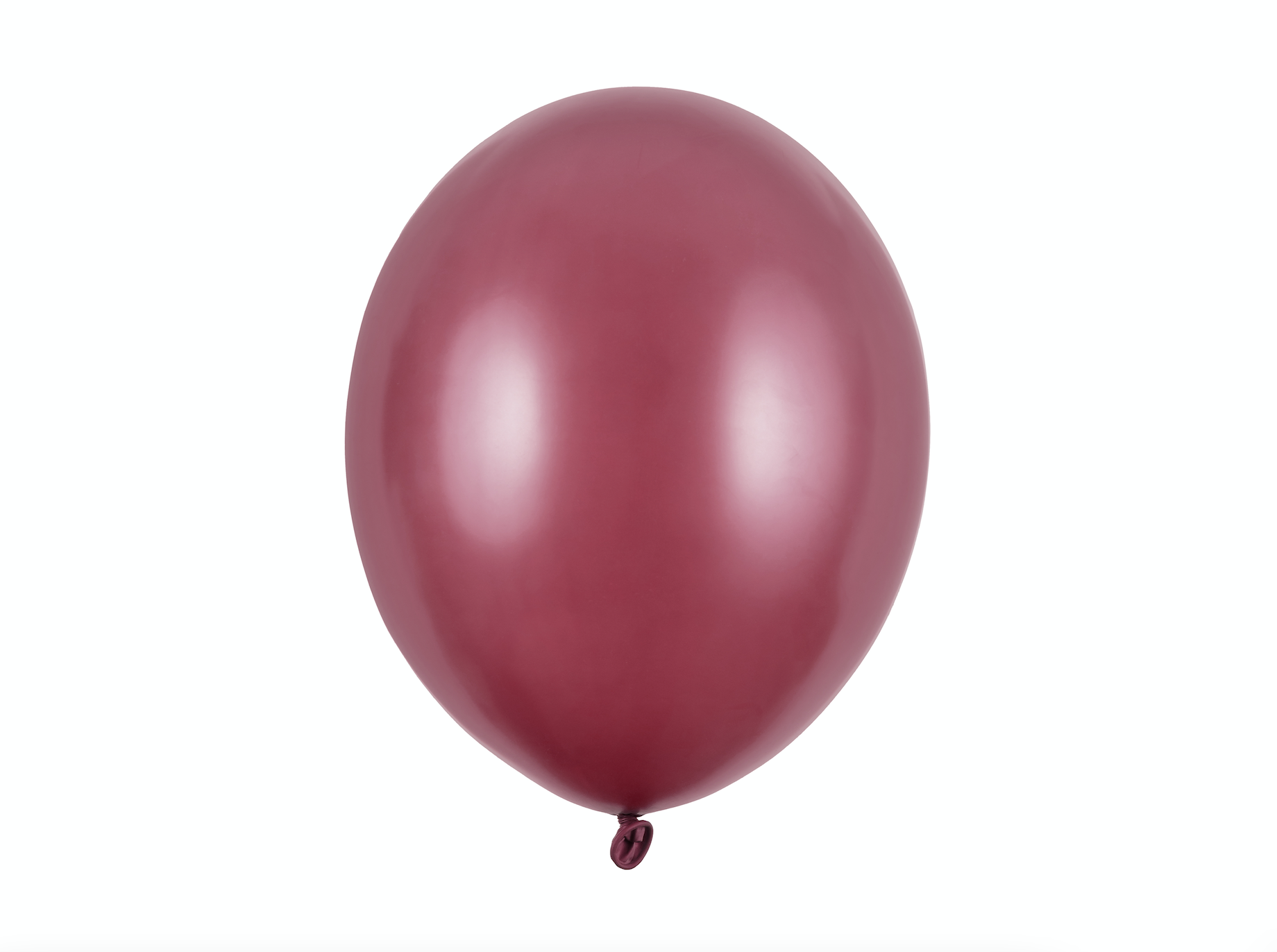 Metallic Maroon Latex Balloons - 30cm