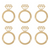 Engagement Party Ring Drink Topper Decorations