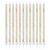 Nude and Champagne Gold Tall Marble Birthday Cake Candles
