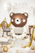 Teddy Bear Rattle Foil Balloon