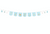 Sky Blue Oh Baby Banner with Tassels