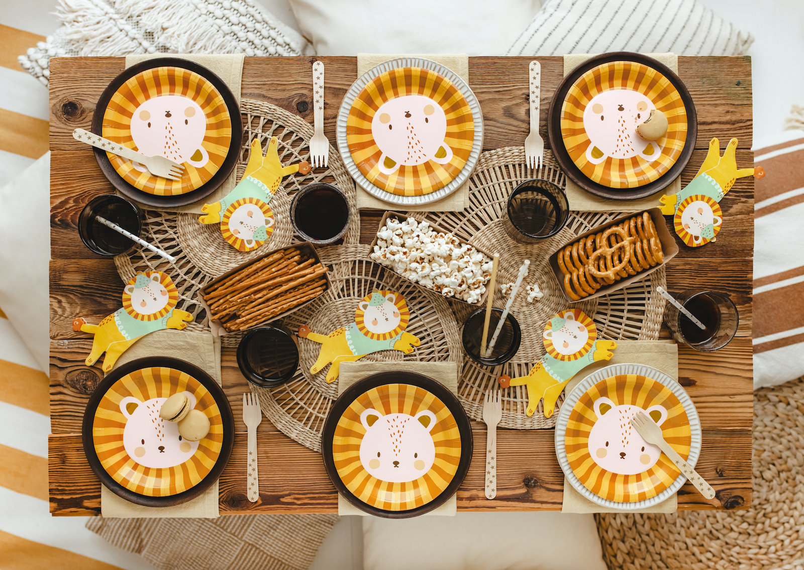 Leo the Lion Dessert Napkins