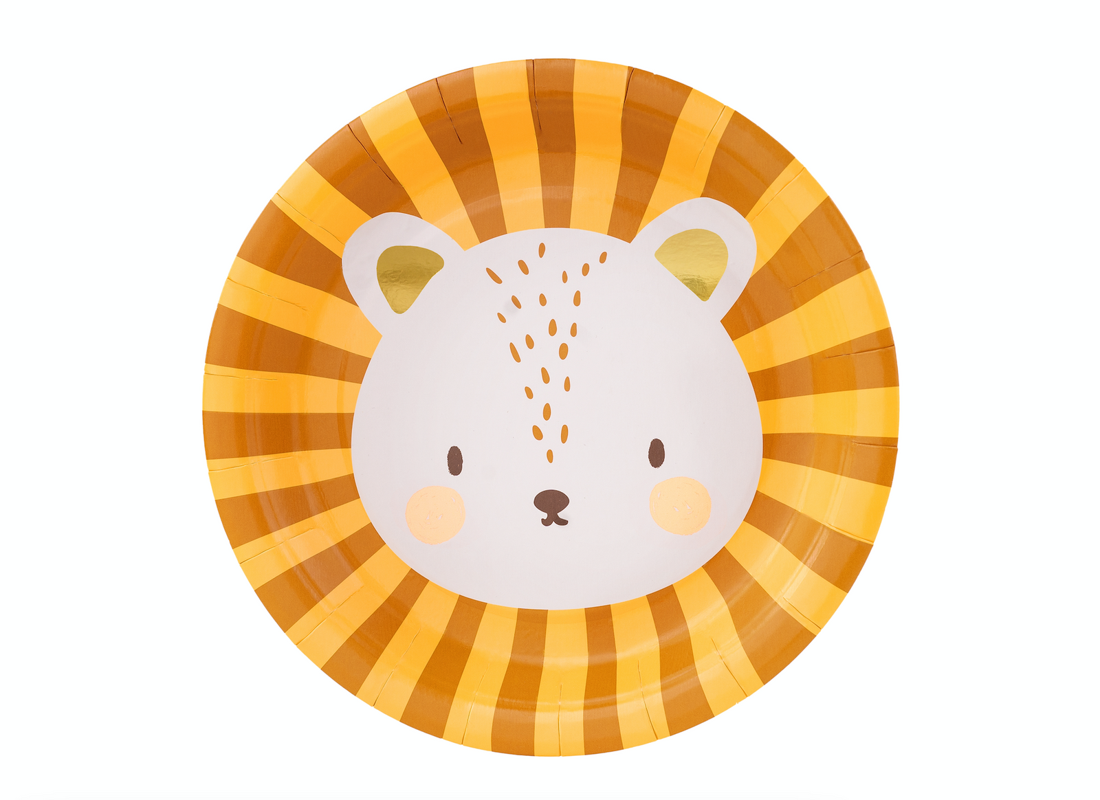 Cute Lion Paper Plates
