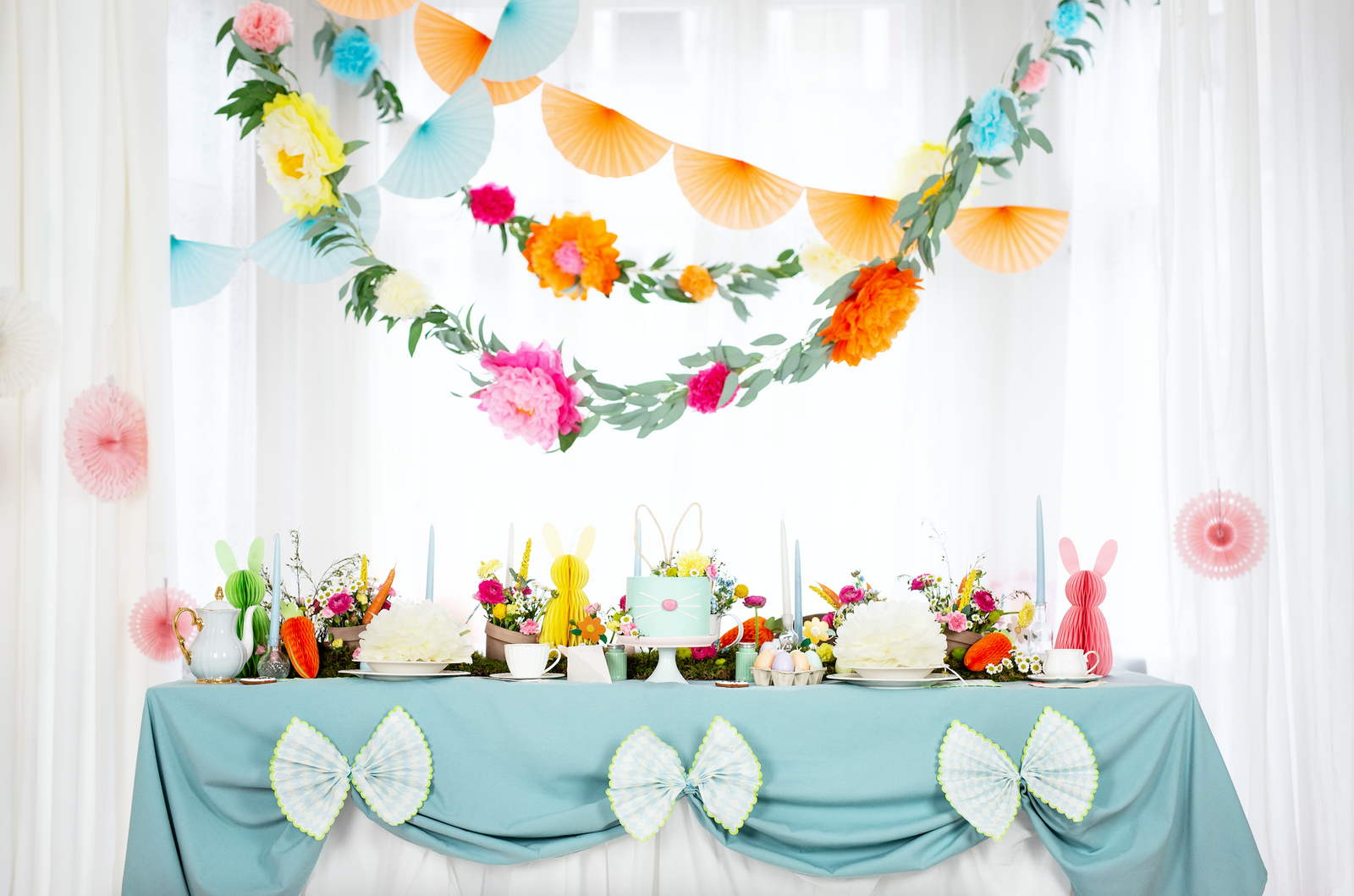 Wooden Cake Topper Bunny Ears